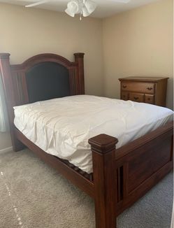 Solid Queen Bed