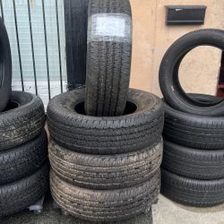 275/70/18 Firestons Set Of 4 Tires 95% Installed And Balanced Set De 4 Llantas Como Nuevas Instaladas Y Balanceadas