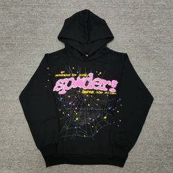Sp5der Hoodie Black Star Style