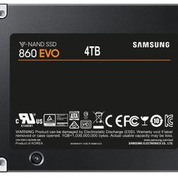   Samsung 860 EVO Series 4TB, 2.5 Inch Solid State Drive Condition used