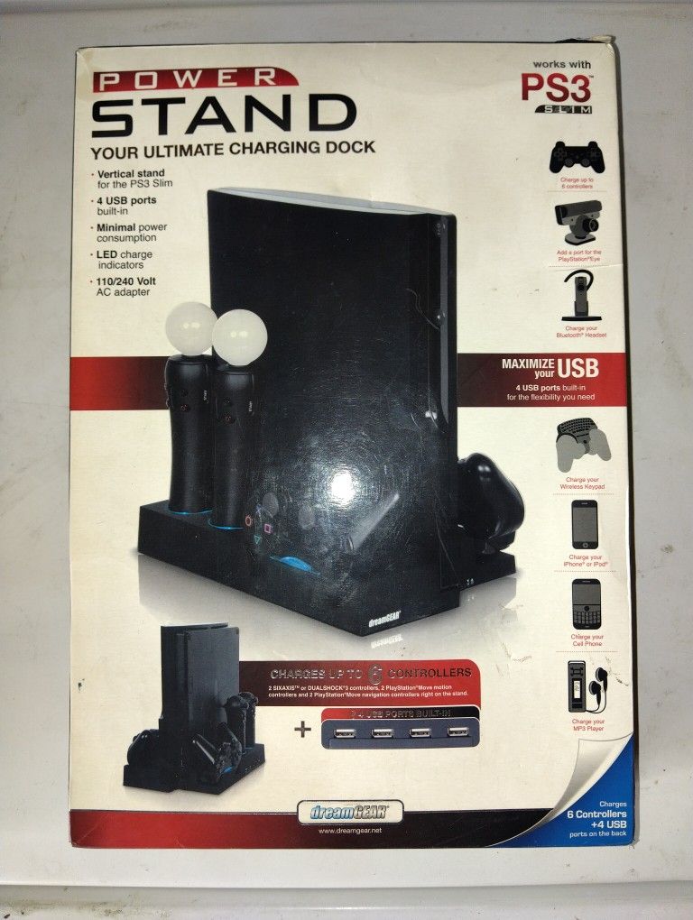 Power Stand PS3 Ultimate Charging Dock PlayStation