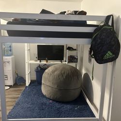 Full Size Loft Bed Frame