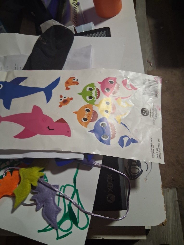 Baby Shark Bed Room Stickers