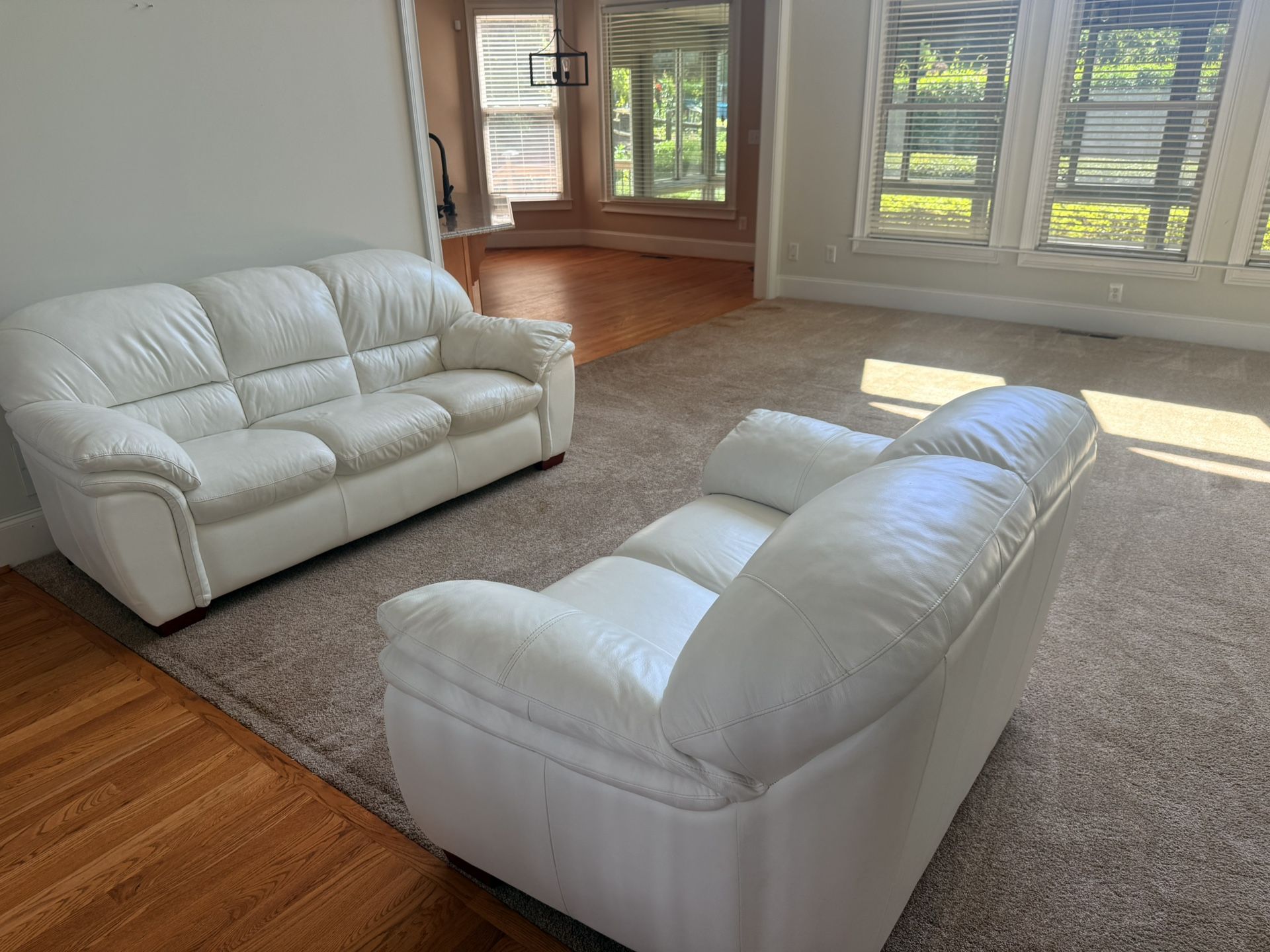 White Sofa 2 Piece