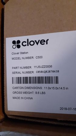 Clover P.O.S new in box
