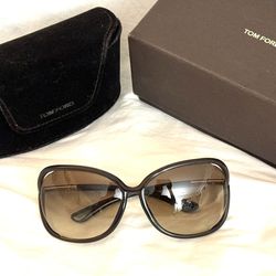 Tom Ford Sunglasses Raquel authentic Angelina Jolie oversized designer luxury Genuine Shades Certificate Authenticity Box Case