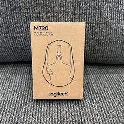 New Sealed Logitech M720 Triathlon Wireless Bluetooth Mouse - Black