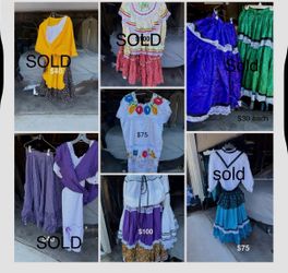 Folklorico Dresses/skirts (price On Items)
