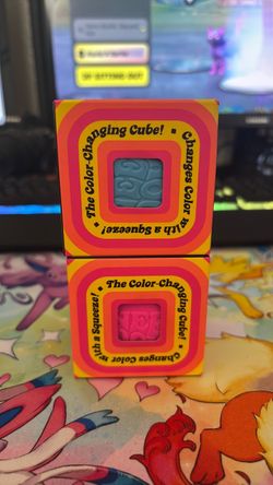 Color changing needoh cubes