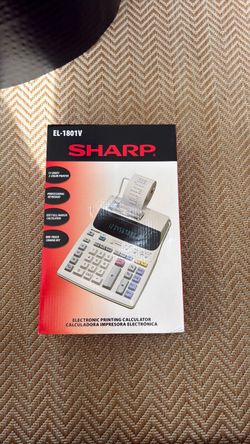 Sharp EL-1801V Ink Printing Calculator
