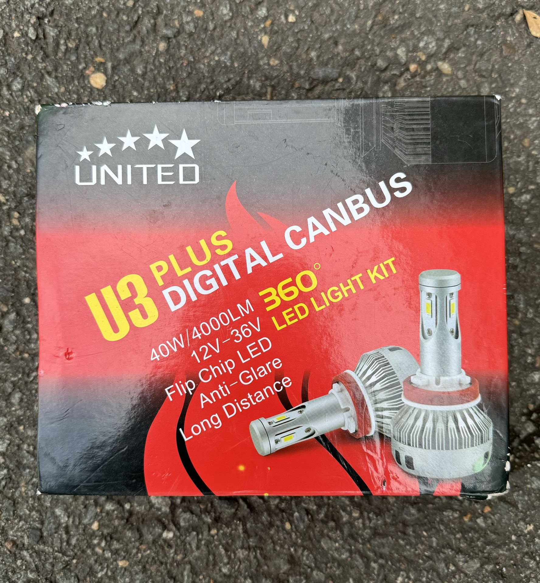 United U3 Plus Digital Canbus 40W LED Light Kit