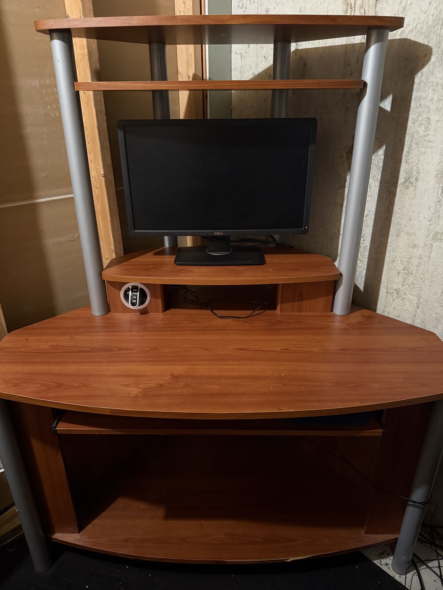 Corner Office Desk Brown