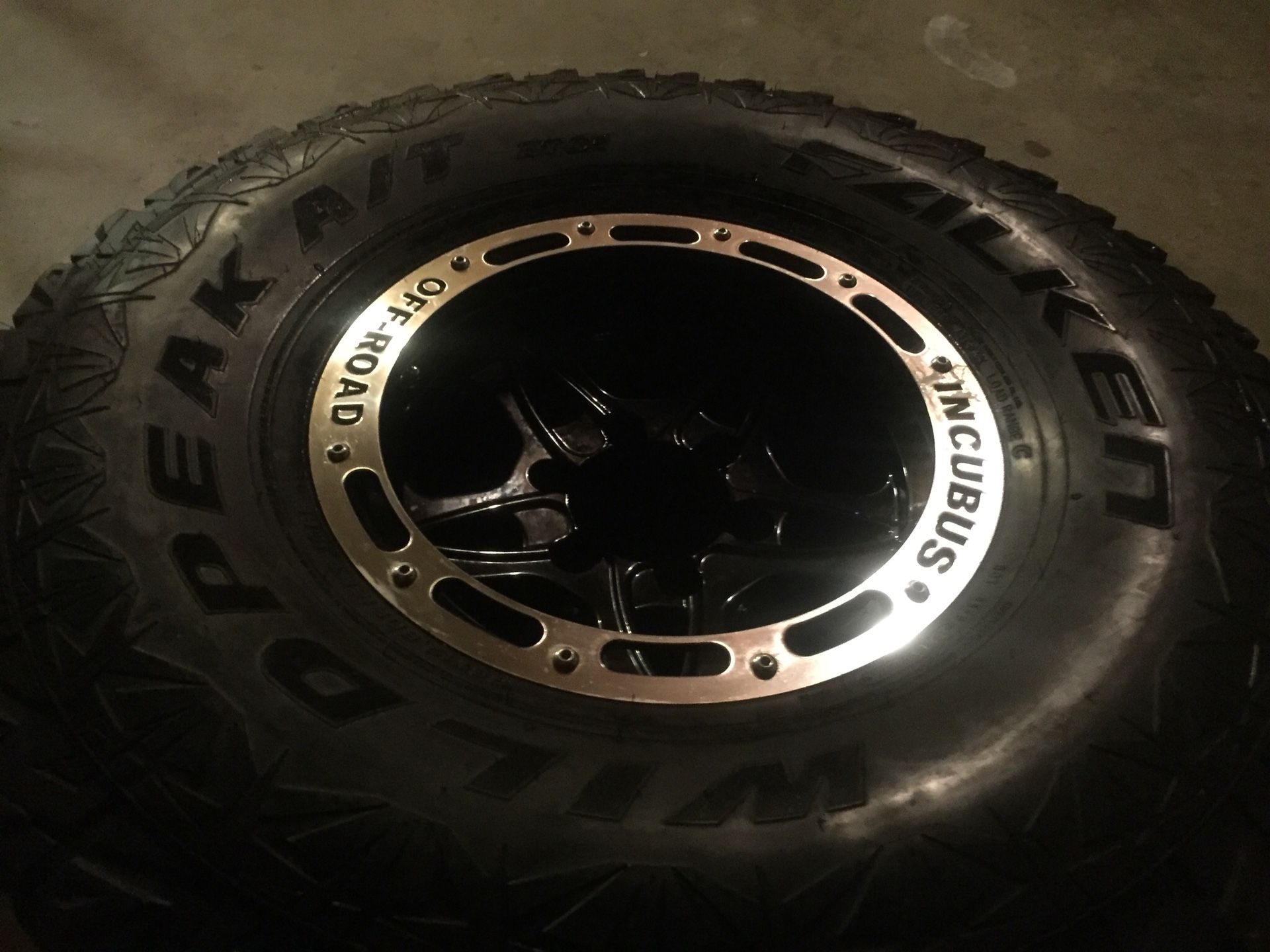 Falcon Wildpeak Tires W/ Incubus 511 Off-Road Rims