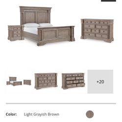Full Ashely Bedroom Set