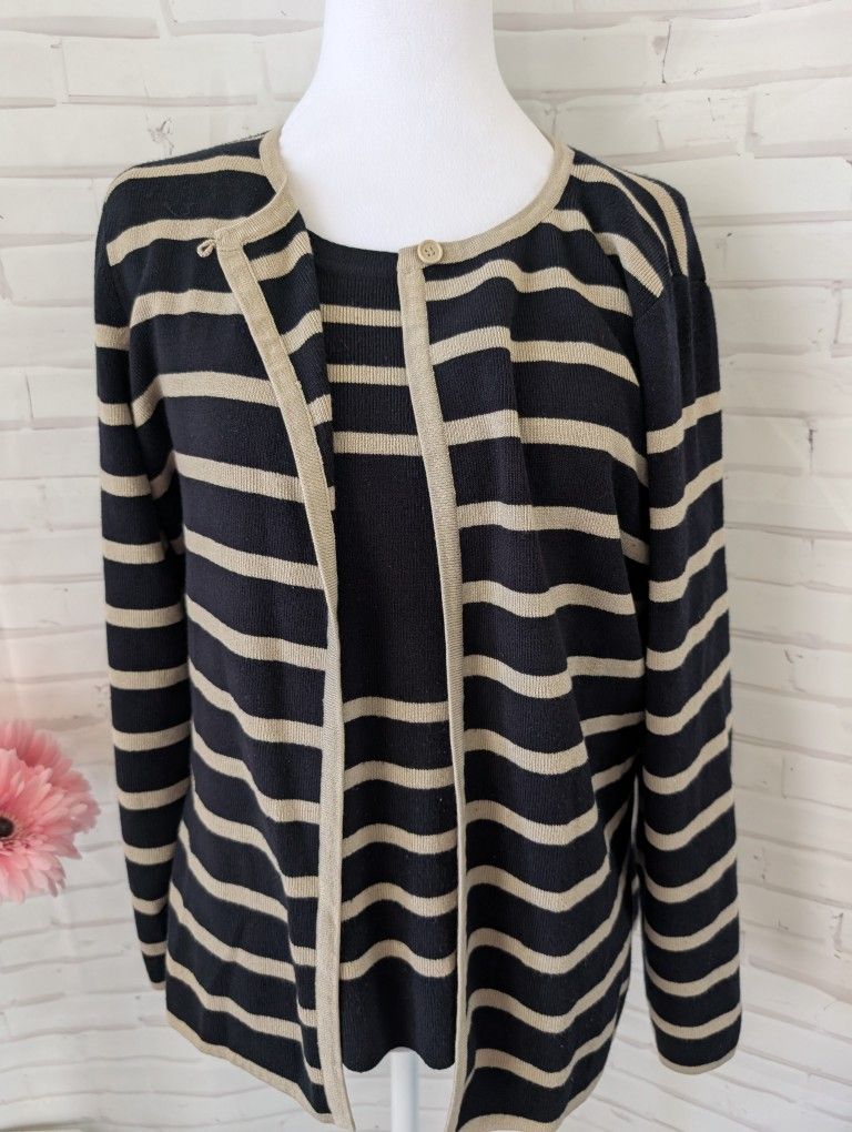 John Paul Richard Cardigan And Top Size L