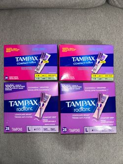 Tampax  menstrual products