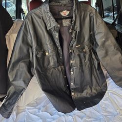 Harley Davidson leather jacket 2xl