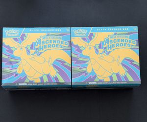 Pokemon Ascended Heroes 2 ETBs (lot Of 2) 