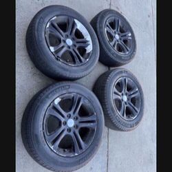 4 — 215/65r17 5x4.5 5x115 5x114.3 Stock Chrysler 300 Dodge Charger Tacoma Crv Wheels Rims Tires !!!