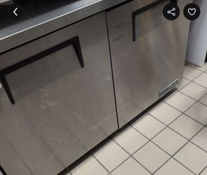 True Stainless Steel 2-Door Undercounter Refrigerator