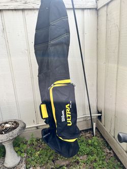 Used Wilson ULTRA BLK TRAVEL GOLF BAG Soft Case