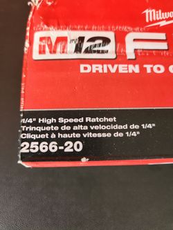 Milwaukee M12 FUEL 1/4" High Speed Ratchet 2566-20