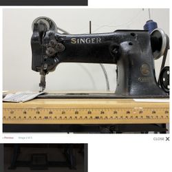 Singer Industrial Sewing Machine  Table 