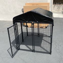 New in box $170 Heavy-Duty Kennel with Cover (4 x 4 x 4.5 FT) Dog Cage Crate Pet Playpen
