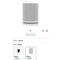 Speaker! Sonos One!