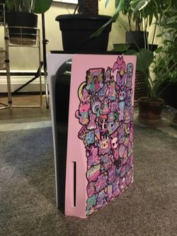 Sony PlayStation 5 Console with Custom Pink Panels
