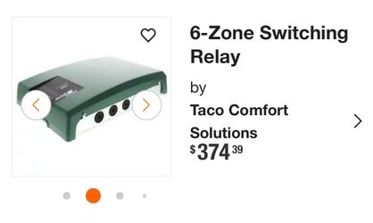 6-Zone Heating Switch Relay