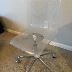Pottery Barn Clear Desk Chair