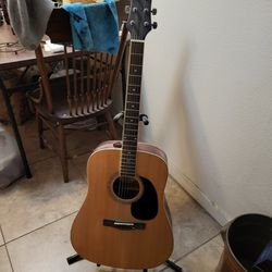 Guitar With Stand