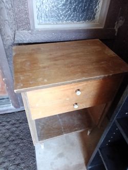 Small Wooden nightstand