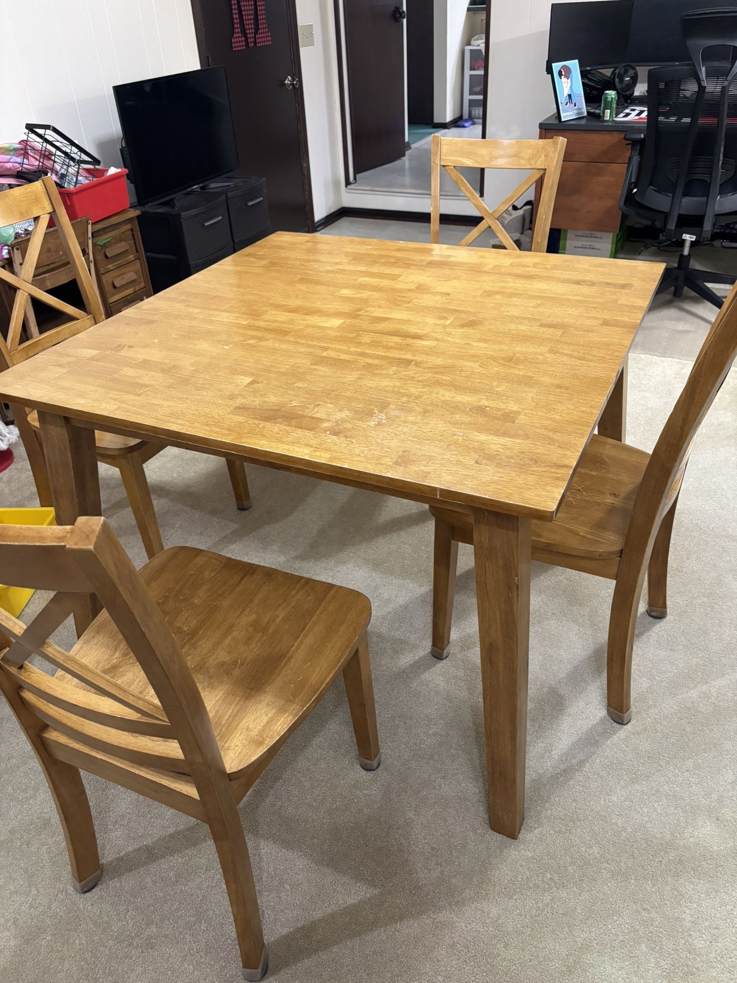 Dining Room Table With 4 Chairs 