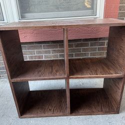 2 x 2 Cubby Shelf - Red Oak Plywood