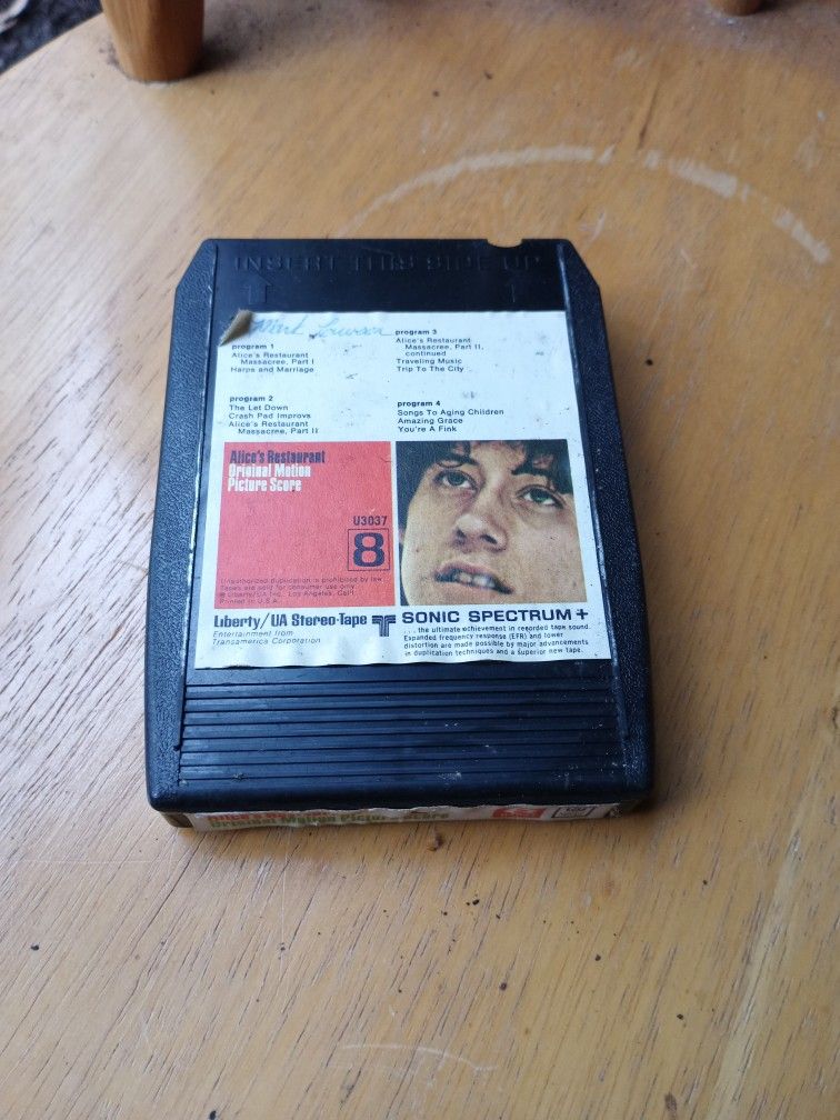 Alice's Restaurant Original Motion Picture Score 8-track Cartridge