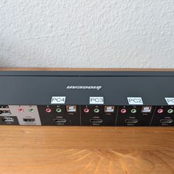 4 Port HDMI Multimedia KVMP Switch with Audio
IOgear GCS1794