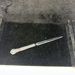 Vintage Arthur A. Everts Co. Sterling Handle Letter Opener in Original Box E-12