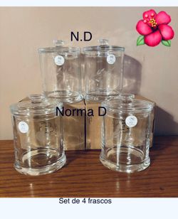 Set de 4 frascos nuevos en su caja 4 por 60.00 precio fijo. 🌺 princess house 🌺