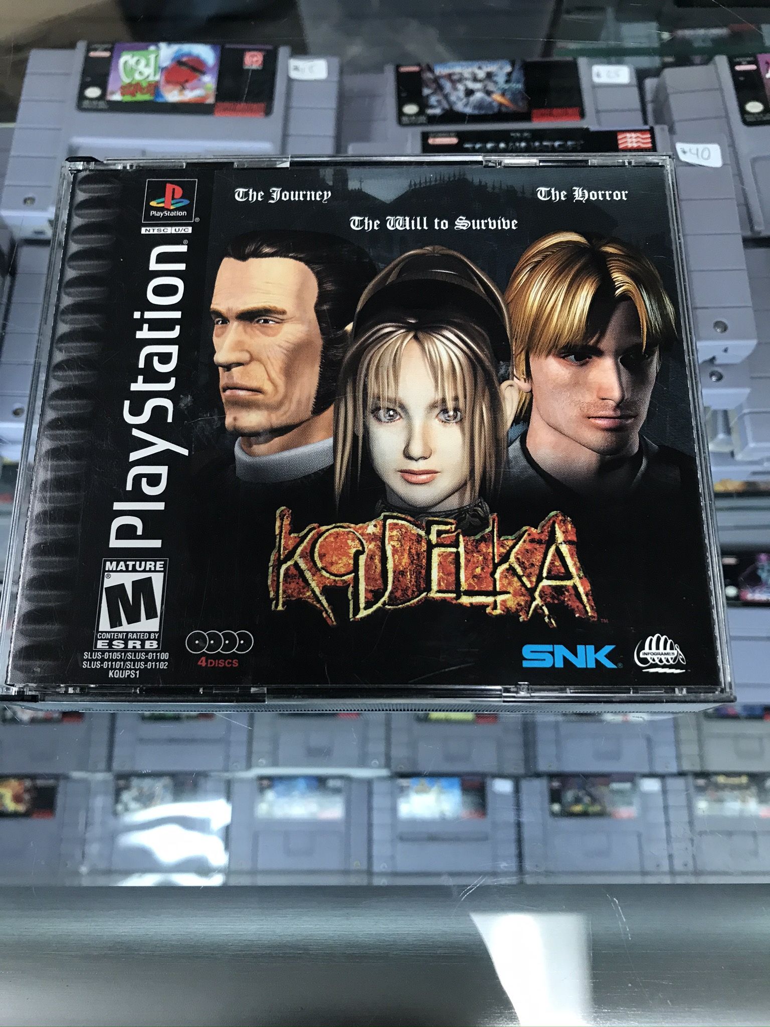 Koudelka PS1 $375 CIB Gamehogs 11am-7pm