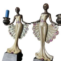 Gorgeous statues In Flavor Of Erte!