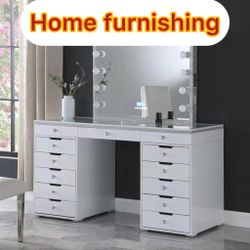 Furniture Vanity Glass With Led Light
