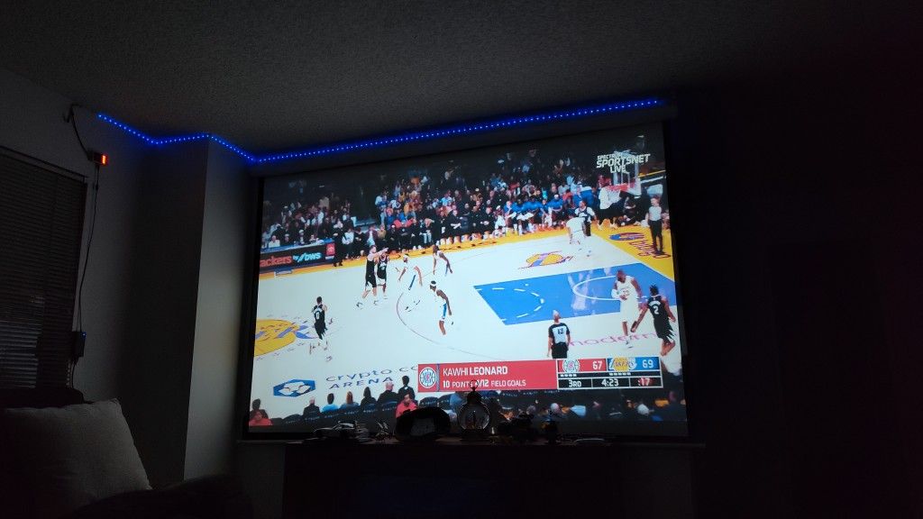 Brand New Led Projector HDMI USB VGA Pro White Model