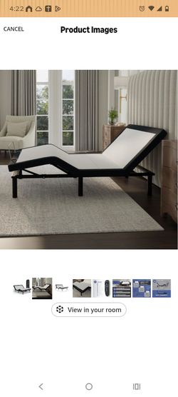 Brand New in box modern king size electric adjustable bed with massaging features!!!