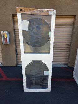 LG thinQ Stackable Washer And Electric Dryer
