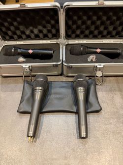 2 Neumann KMS 105 + 2 Shure KSM9 Professional Vocal Condenser Microphones | 4-Mic Bundle