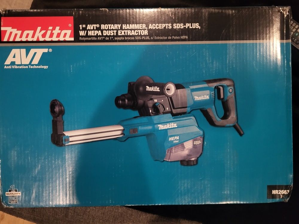 Makita HR 2663 Rotary Hammer Plus Hepa