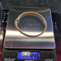 14 karat gold bangle for MELT 4.44g