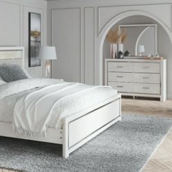 Altyra White Panel Bedroom Set

